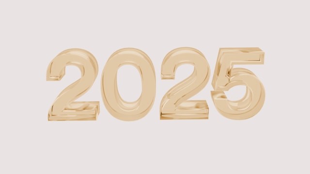 Numbers on a white surface